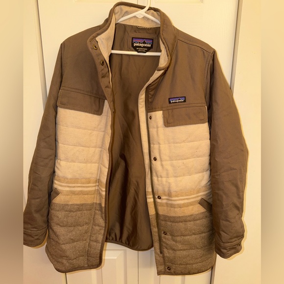 Patagonia Jackets & Blazers - Patagonia Brown & Cream Insulated Performance Jacket